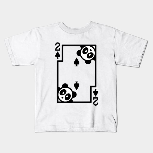 Big Two Tien Len Panda Bambu Chinese Card Game Kids T-Shirt by Bambu